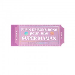 24 Bons Pour Une Super Maman - Legami - Achat en ligne - Jaines