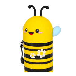 Trousse en Silicone Souple 2-en-1 - Kawaii- Abeille- Legami