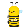Trousse en Silicone Souple 2-en-1 - Kawaii- Abeille- Legami