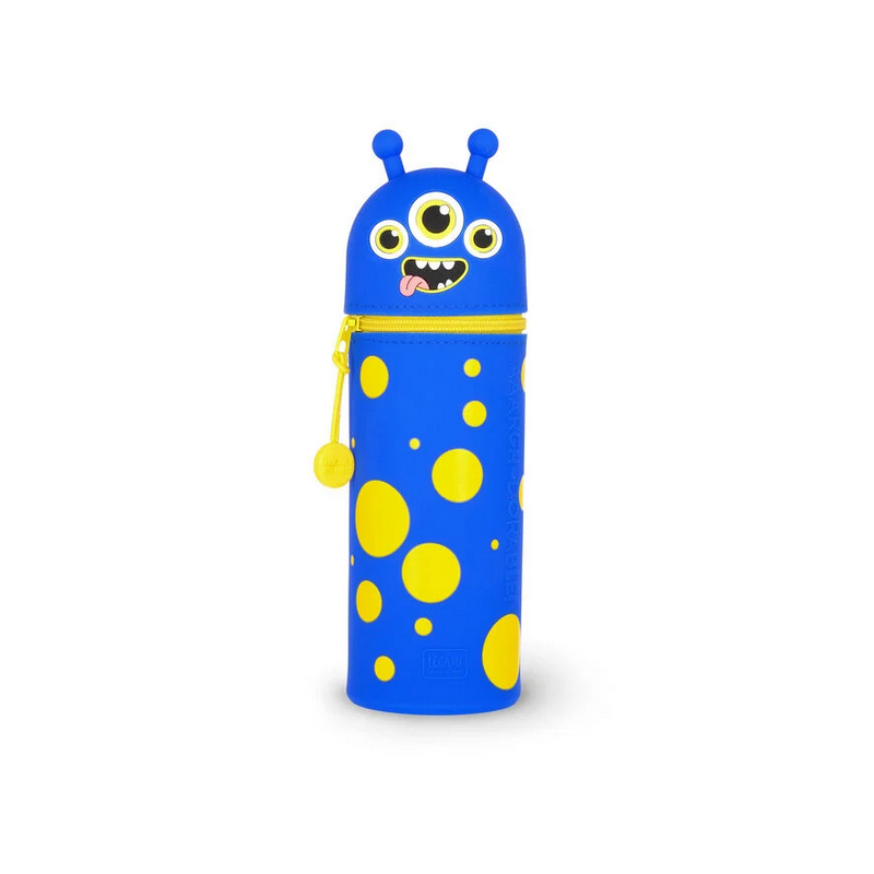 Trousse en Silicone Souple 2-en-1 - Kawaii- Monstre- Legami