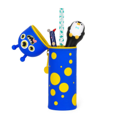 Trousse en Silicone Souple 2-en-1 - Kawaii- Monstre- Legami