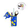 Trousse en Silicone Souple 2-en-1 - Kawaii- Monstre- Legami