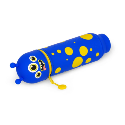 Trousse en Silicone Souple 2-en-1 - Kawaii- Monstre- Legami