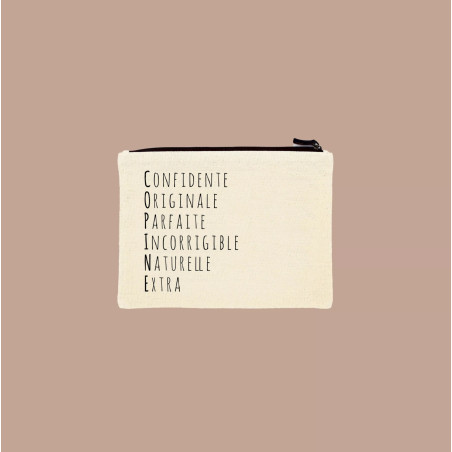 Trousse acrostiche Copine - Family Impact Stories - Achat en ligne - Jaines