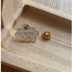 Pin’s je n’ai plus 20 ans - Madame La Mouette