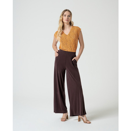 Pantalon long droit Marron LIXX517- Surkana - Achat en ligne - Jaines