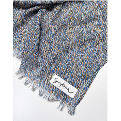 Foulard Imprimé FUCO223 Bleu - Surkana