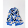 Foulard imprimé FUVA224 Bleu - Surkana
