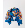 Foulard imprimé FUVI223 Bleu - Surkana
