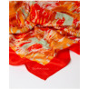 Foulard imprimé FUVI221 orange- Surkana