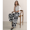 Pantalon ample noir et blanc MARA516 - Surkana