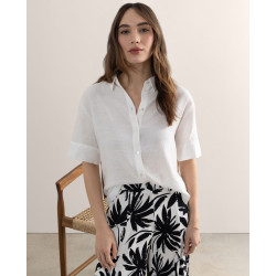 Pantalon ample noir et blanc MARA516 - Surkana