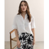 Pantalon ample noir et blanc MARA516 - Surkana
