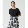 Pantalon ample noir et blanc MARA516 - Surkana