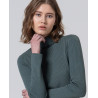 Pull col roulé acier LIZA239 - Surkana