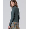 Pull col roulé acier LIZA239 - Surkana