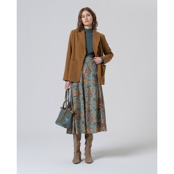 Pull col roulé acier LIZA239 - Surkana