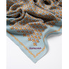 Foulard imprimé bleu PASA222 - Surkana