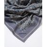 Foulard imprimé bleu PASA226 - Surkana