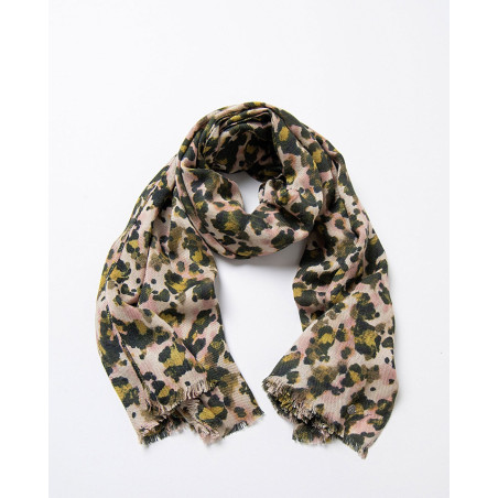 Foulard imprimé PAWO222  - Surkana - Achat en ligne - Jaines