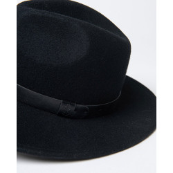 Chapeau Fedora noir SOFE531 - Surkana