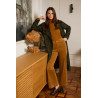 Pantalon velours moutarde LIYU523 - Surkana