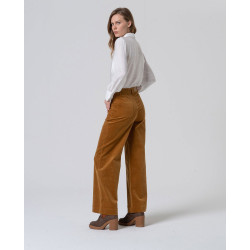 Pantalon velours moutarde LIYU523 - Surkana