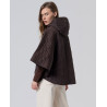 Cape matelassée fine chocolat IRPA421 - Surkana