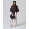 Cape matelassée fine chocolat IRPA421 - Surkana