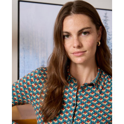 Chemise jersey vert bouteille OMFO113 - Surkana