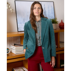 Chemise jersey vert bouteille OMFO113 - Surkana