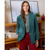 Chemise jersey vert bouteille OMFO113 - Surkana
