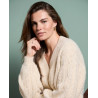 Pull oversize torsadé sable NIAR231 - Surkana