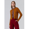Cardigan ocre LIZA333 - Surkana