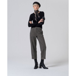 Cardigan noir LIZA333 - Surkana