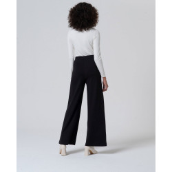 Pantalon large noir LIDA515 - Surkana