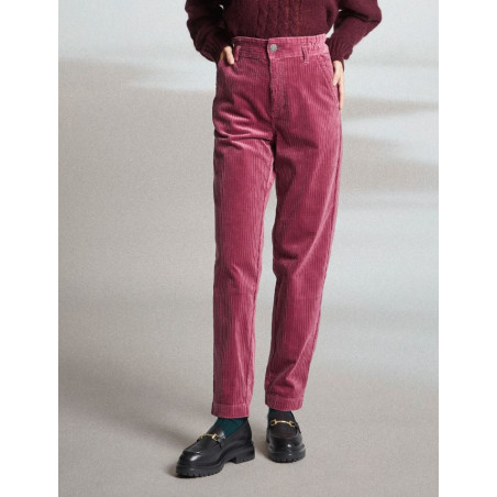 Pantalon velours côtelé bruyère PRONY  - Mât de Misaine - Achat en ligne - Jaines