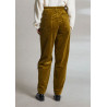 Pantalon velours côtelé Pistache PRONY - Mât de Misaine