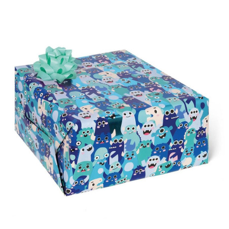 Papier cadeau Monstre- Legami - Achat en ligne - Jaines