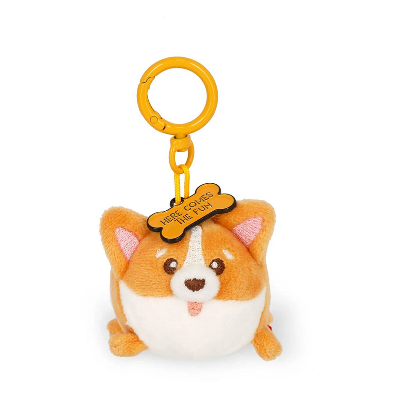 Porte-clés Peluche Corgi - Super Soft! - Tiny - Legami