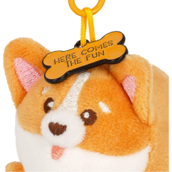Porte-clés Peluche Corgi - Super Soft! - Tiny - Legami