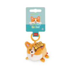 Porte-clés Peluche Corgi - Super Soft! - Tiny - Legami