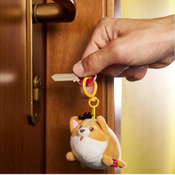 Porte-clés Peluche Corgi - Super Soft! - Tiny - Legami