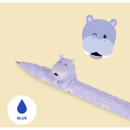 Stylo à encre Gel Lovely Friends Hippo- Legami - Legami - Achat en ligne - Jaines