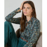 Chemise jersey bleu pétrole ALRA113 - Surkana