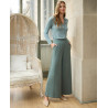 Pantalon large vert jade LIDA515 - Surkana - Achat en ligne - Jaines
