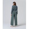 Pantalon large vert jade LIDA515 - Surkana - Achat en ligne - Jaines