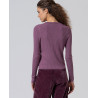 Cardigan mauve poudré LIZA333 - Surkana