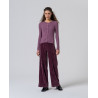 Cardigan mauve poudré LIZA333 - Surkana