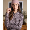 Chemise jersey gris mauve ALRA113 - Surkana